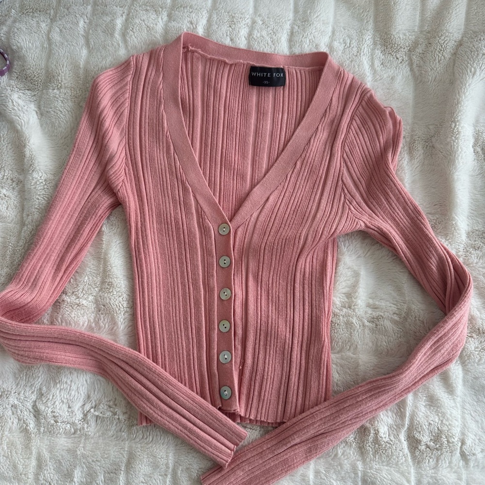 Whitefox Pink Cardigan